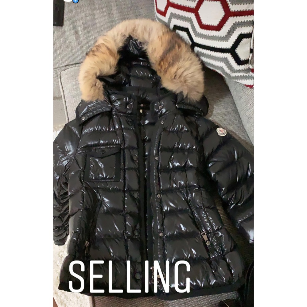 Fox trim moncler